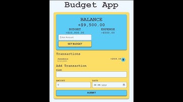 Budget App | HTML CSS JavaScript | ASMR | No Talking