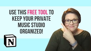 How I Use Notion to Organize My Private Music Studio