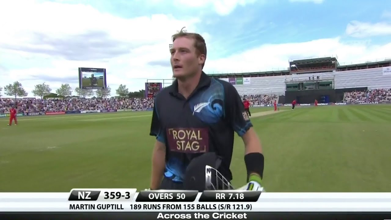 Martin Guptill’s Record-Breaking 189* Against England | *HD* | 2nd ODI 2013