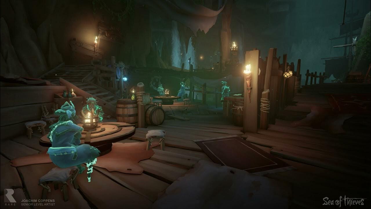 Sea of Thieves Music Athena's Hideout Bosun Bill (Banjo Lead With Drum) YouTube