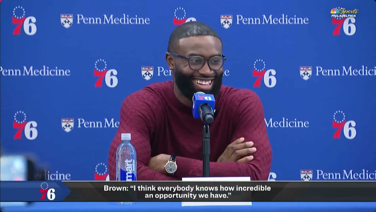 Jaylen Brown 76ers introductory press conference | Thursday at 2:00 PM