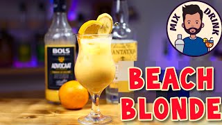 Beach Blonde / Блондинка на пляже Ром Банан и Advocaat - TiKi cocktail