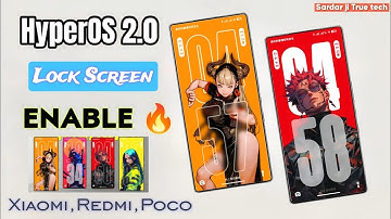 HyperOS 2.0 Lockscreen Customisation Features In One Click - Get HyperOS 2 Lockscreen In Miui ✅