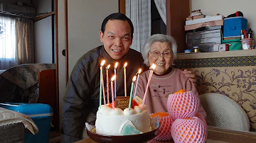 Konoha-san's 82nd year birthday and her baptism's memory (24 Feb 2016)