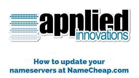 How to update your nameservers at NameCheap