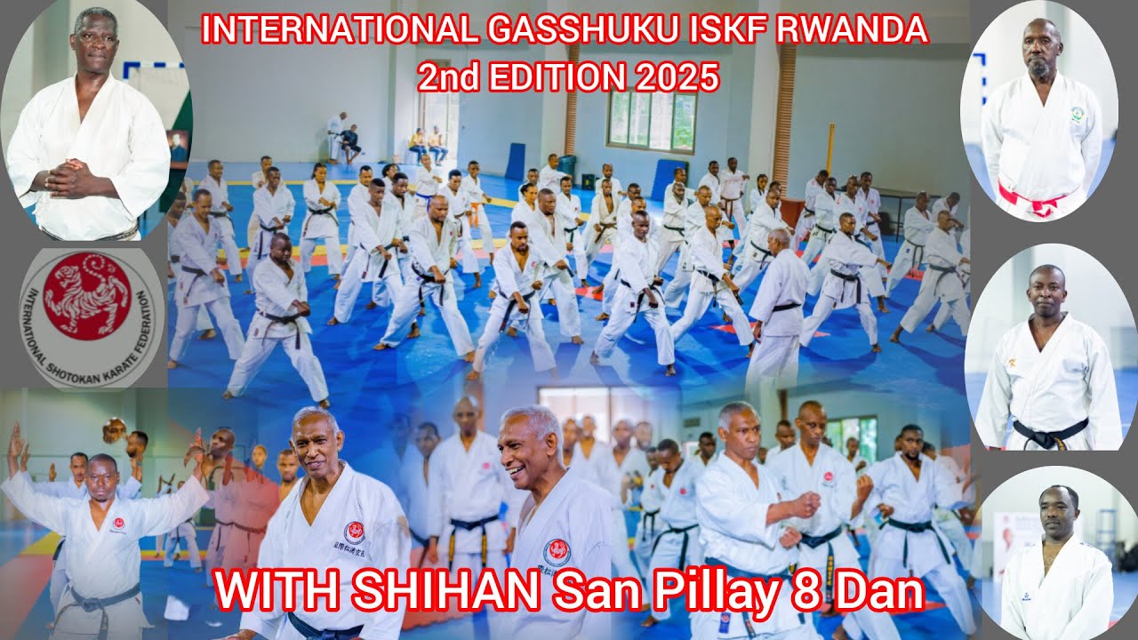 Over 100 Karatekas, 4 Countries, 1 Goal – ISKF Rwanda International Gasshuku 2025||