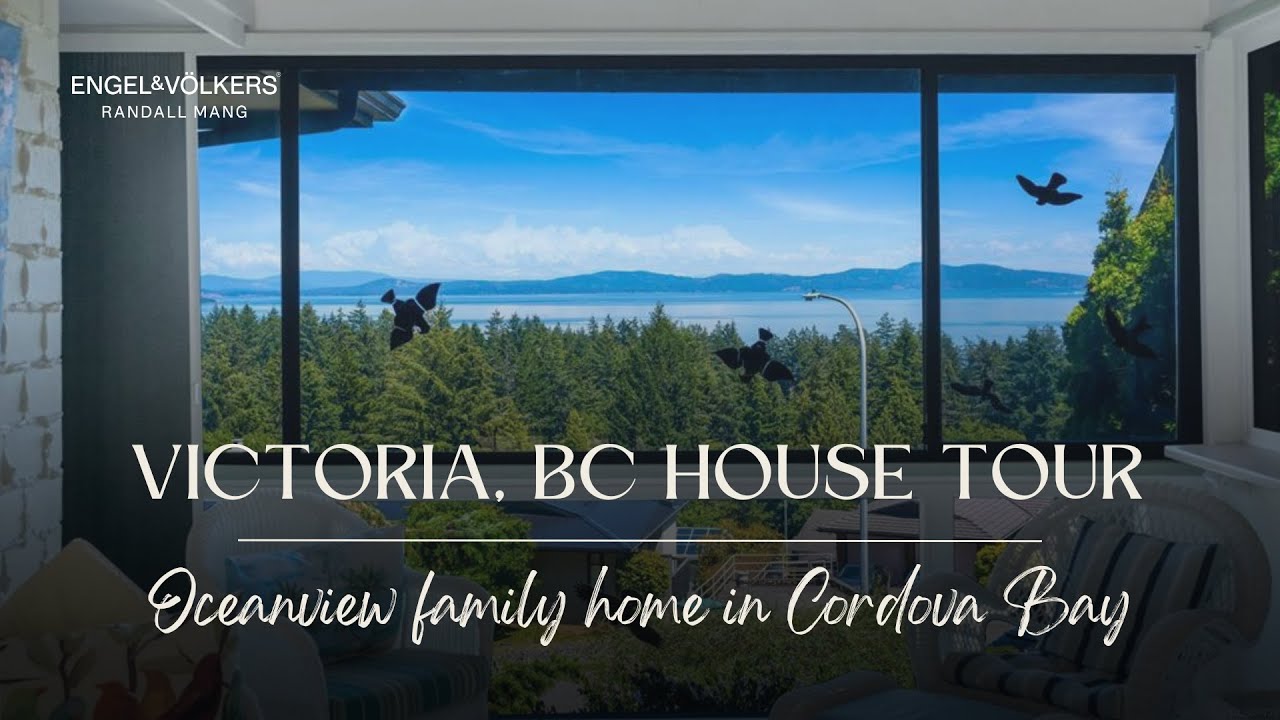 Victoria BC Real Estate Tour | Stunning Ocean & Mountain Views in Cordova Bay