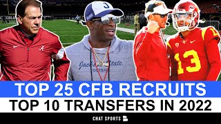 Top 25 Recruits In 2022 Class, Where They Signed And Top Transfers | CFB National Signing Day