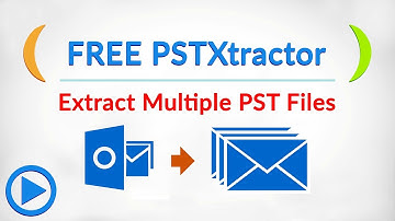 PSTXtractor - Free PST Converter to Extract Multiple PST Files with Drag & Drop