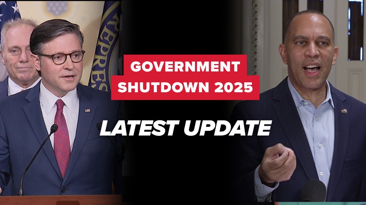 Последние новости о приостановке работы правительства в 2025 году | Лидеры Джонсона и Джеффриса о...