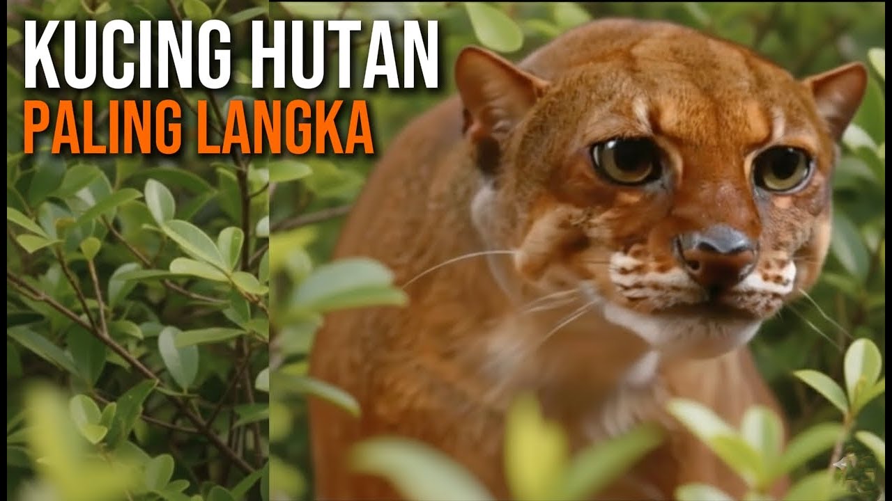 KUCING MERAH KALIMANTAN: sang hantu hutan yang super langka
