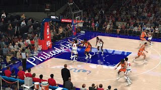 Elmore Smith block party against the Philadelphia 76ers ABA-NBA Era NBA2K NBA2K20