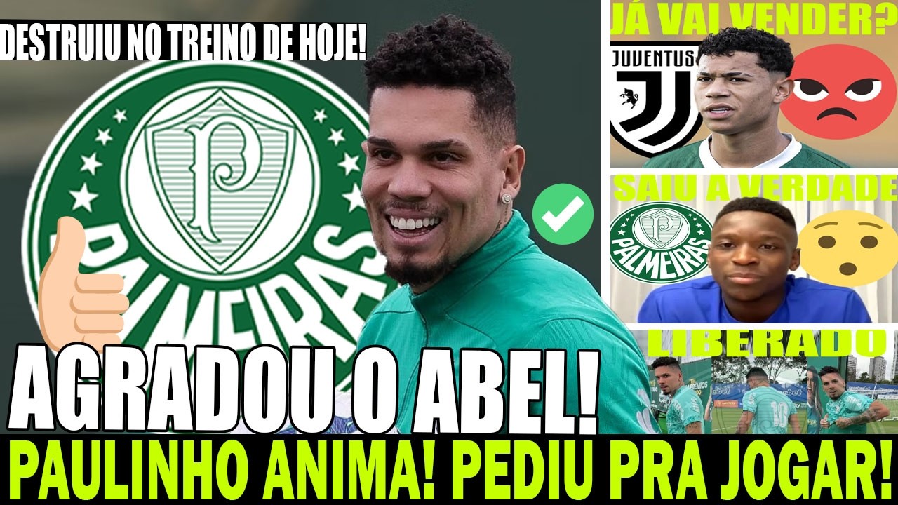 PAULINHO PRONTO PRA JOGAR DECISÃO! LUIS PACHECO LIBERADO! JUVENTUS ANUNCIOU! ATACANTE EMPOLGADO