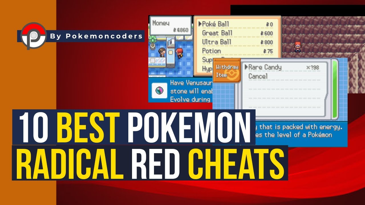 How To Get Infinite Rare Candy In Pokemon Radical Red 3.0 Without