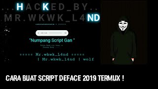 CARA BUAT SCRIPT DEFACE DI ANDROID TERMUX | PRATAMA TUTORIAL