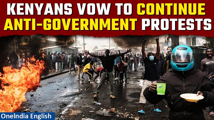 Kenya Violent Protests Intensify: Kenyan Youth Protest Govt Violence, Demand Justice in Nairobi