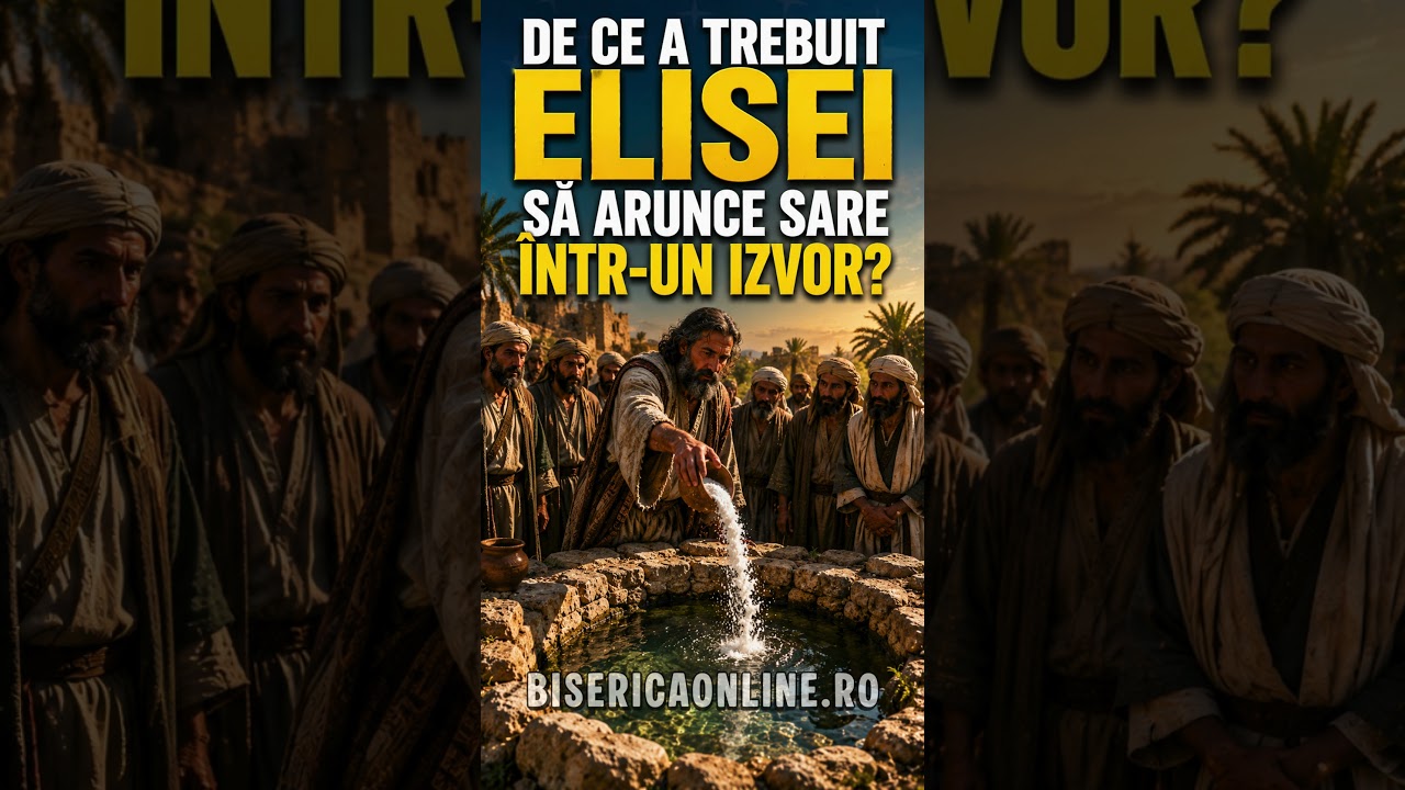 De ce a trebuit Elisei să arunce sare într-un izvor? - Întrebări și răspunsuri biblice