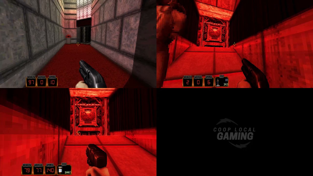 Duke Nukem 3D Multiplayer - Splitscreen Coop [Gameplay #2] on Nucleus Coop
