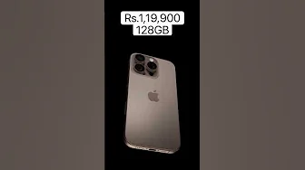 iPhone 16 Pro Indian Prices #shorts thumbnail