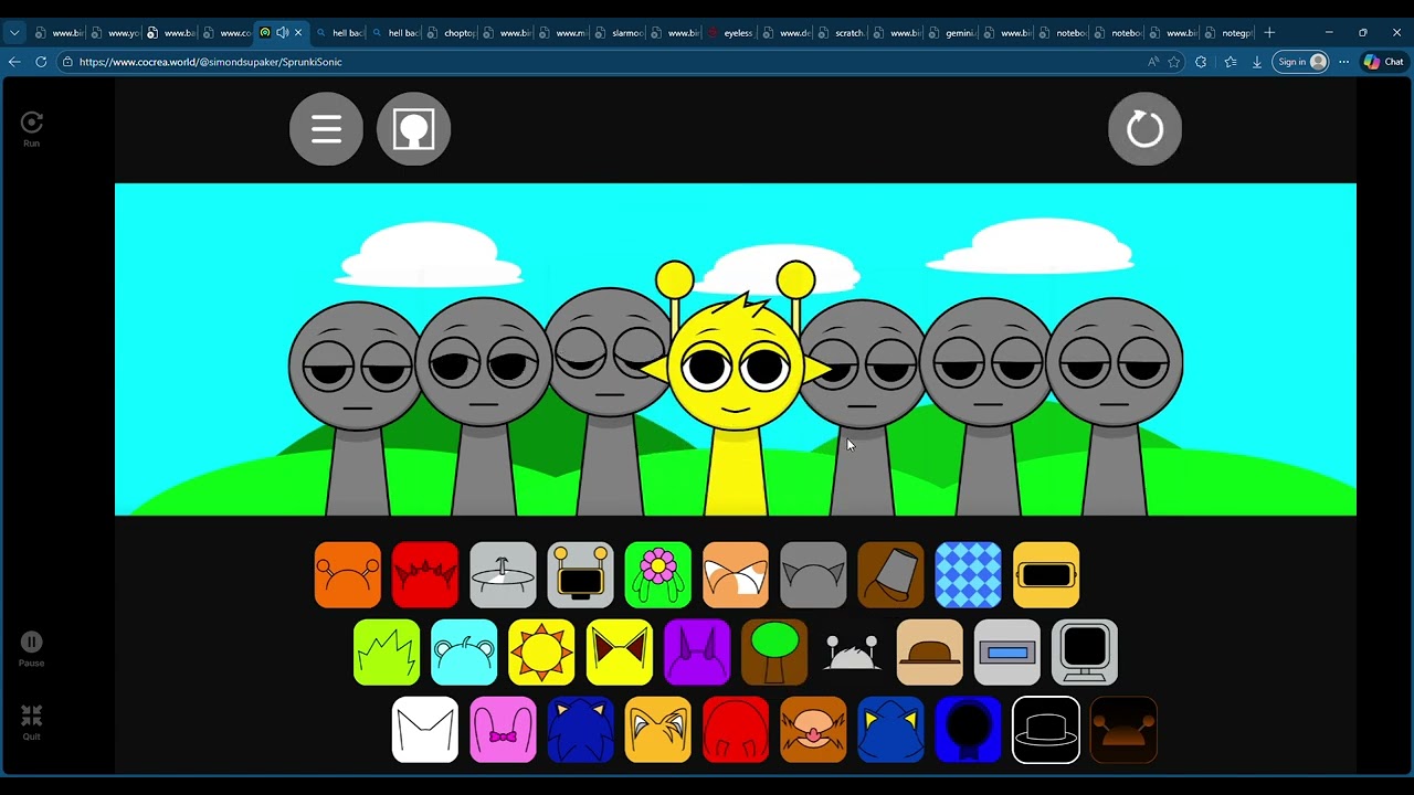 Sprunki & Sonic Phase 1 