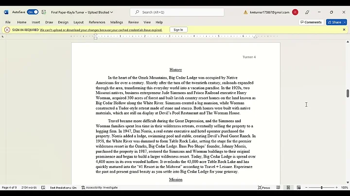 Final Paper Kayla Turner