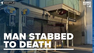 Capitol Hill light rail station stabbing kills 1