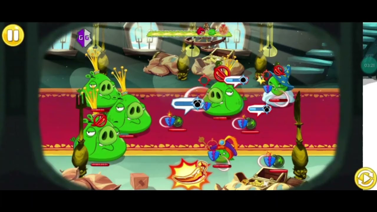 Angry Birds Epic All Stars Sprites - Playable King Pig 