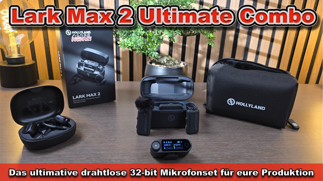 Lark Max 2 Ultimate Combo – Drahtlos Mikrofon Set mit 32-Bit & ANC und extremer Reichweite im Check