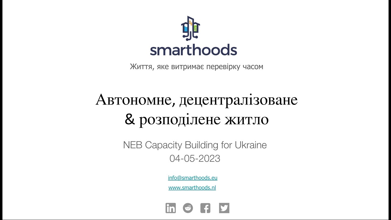 Autonomous, decentralized, and distributed housing - Florijn de Graaf, The Netherlands