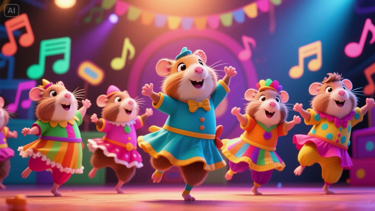 The Happy Guinea Pig Dance | Fun Kids Songs & Nursery Rhymes