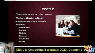 CIS105: 1/27/26: Computing Essentials 2023: Chapter 1