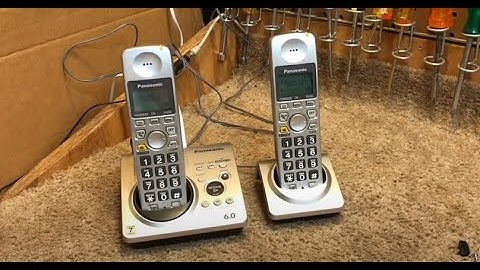 Panasonic DECT 6 Cordless Phone with Digital Answering System model KX-TG1031S | Cleaning