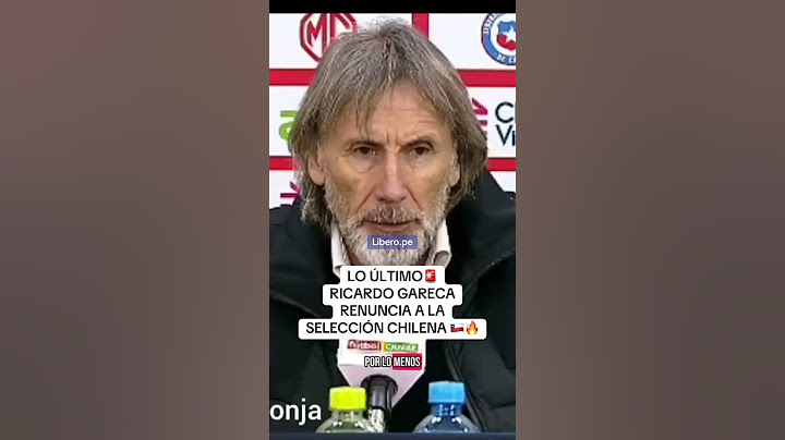 RICARDO GARECA DEJA DE SER EL TÉCNICO DE CHILE TRAS QUEDAR FUERA DEL #MUNDIAL2026 🔥🇨🇱 | Líbero