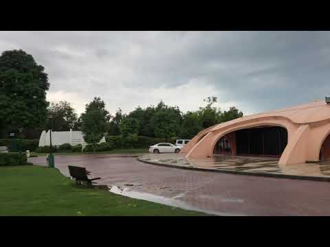 Rainy day in Safa Park, Dubai