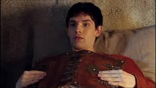 Merlin – 1x02 – Valiant – Merlin Cleans Arthur's Armour Using Magic