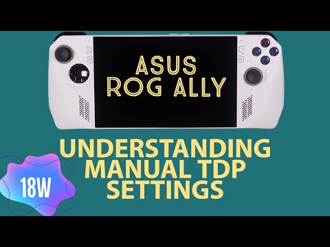 Understanding Manual TDP Settings | ASUS ROG Ally