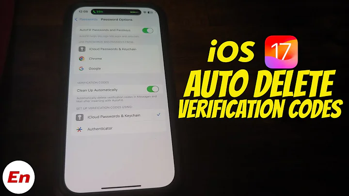 iOS 17 How to Auto Delete Verification Codes!