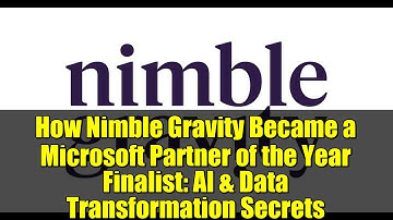 How Nimble Gravity Became a Microsoft Partner of the Year Finalist: AI & Data Transformation Secrets