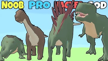 NOOB vs PRO vs HACKER vs GOD in DNA Dino