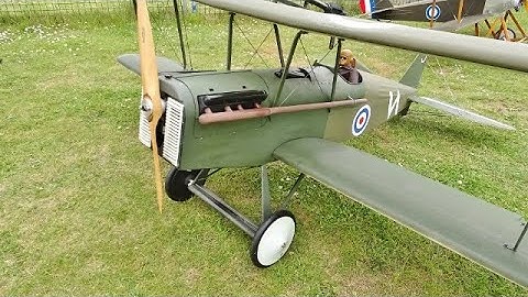 1/4 SCALE SE5a WW1 BRITISH FIGHTER - BALSA USA KIT - ZENOAH 38cc - BICKLEY - 2022