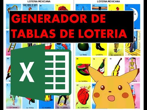 LOTERIA EN EXEL