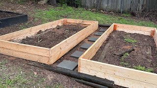 HOW TO install soaker hoses to raised garden beds in under a day using automated Yardeen controller