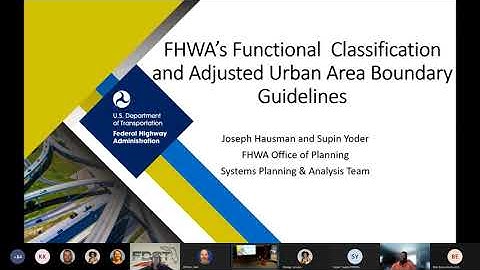 2020 Census Roadway Functional Classification and Urban Boundary Guidelines