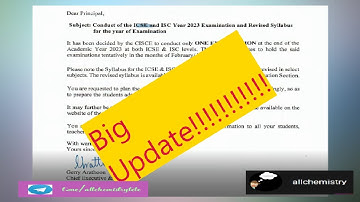 2023 || ISC || BIG UPDATE !!!!! REDUCED SYLLABUS||