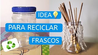 COMO DECORAR FRASCO / IDEAS PARA DECORAR by RECIKLARTES 181 views 2 years ago 3 minutes, 19 seconds