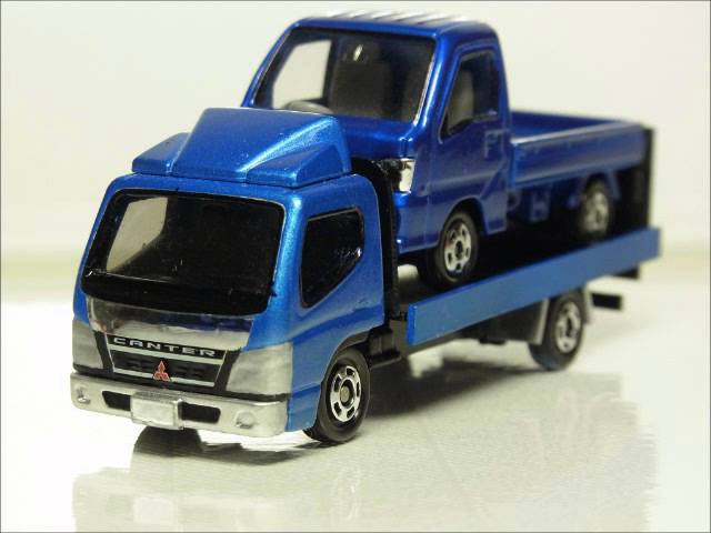 トミカ 改造 三菱 キャンター 積載車 Youtube