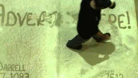 Interactive Projection System in Shopping Mall. Interactive Sealife with Water Ripple.