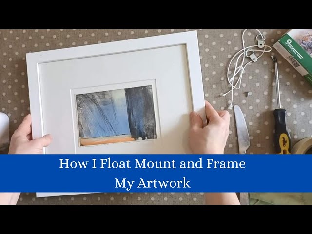 Archival Photo Mounting Part 3  Float Mounting a Fine Art Print