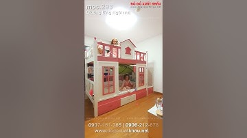 Giường 2 tầng cao cấp ở xã An Tây thị xã Bến Cát tỉnh Bình Dương