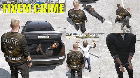 CRIME SCRIPT FOR FIVEM ROLEPLAY SERVER | ESX FRAMEWORK